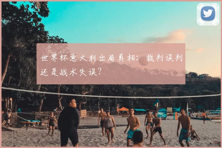 世界杯意大利出局真相:裁判误判还是战术失误?
